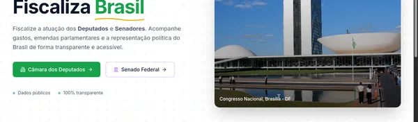 Screenshot do projeto Fiscaliza Brasil