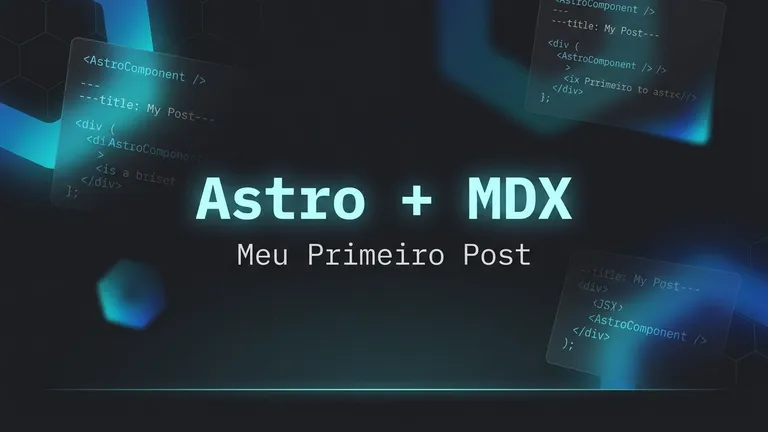 Capa do artigo Meu Primeiro Post